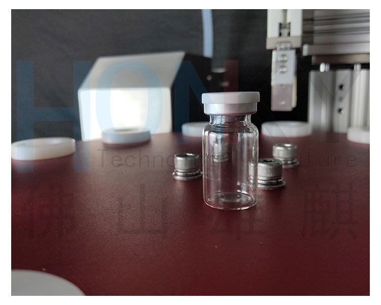 دستگاه پر کردن و پوشاندن بطری های 5 میلی لیتر 550W با پمپ سرامیکی با دقت بالا برای مایع مراقبت از پوست