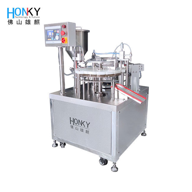 Multi-Functional Automatic Paste Filling Machine with 10-100g Filling Range 0.41-0.6 MPA Air Pressure and 36-40 Bpm Speed