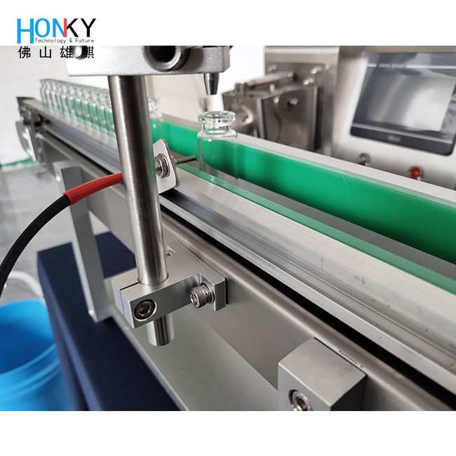 دستگاه پر کردن بطری 5 میلی لیتر کوچک با حامل تغذیه بطری و سامل باخ برای پر کردن روغن آرایشی