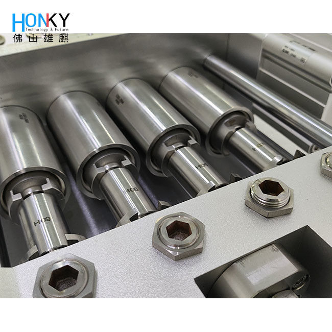 پمپ پرکننده سرامیکی چند سر با قدرت 0.4KW و اندازه پر کردن 1-10ml تا 5-50ml برای مایعات با لزگی بالا