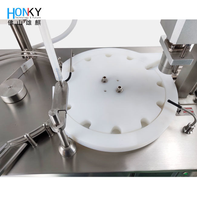 دستگاه پر کردن لیوان های رومیزی با سرعت 23 BPM 2-10g محدوده پمپ و دقت اندازه گیری بالا (± 0.5%)