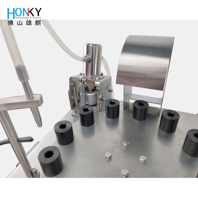 دستگاه پرکننده و درپوش نمونه ویال عطر 2 میلی لیتری با پمپ سرامیکی