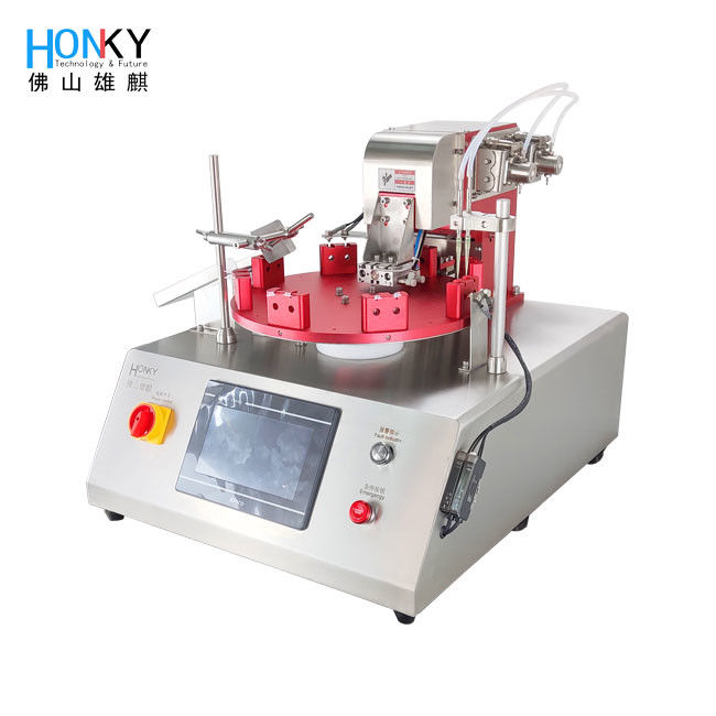High Precision Ceramic Pump Desktop Filling Machine for Bio Reagent with 50 PCS per minute Efficiency and Stainless Steel 304 Construction