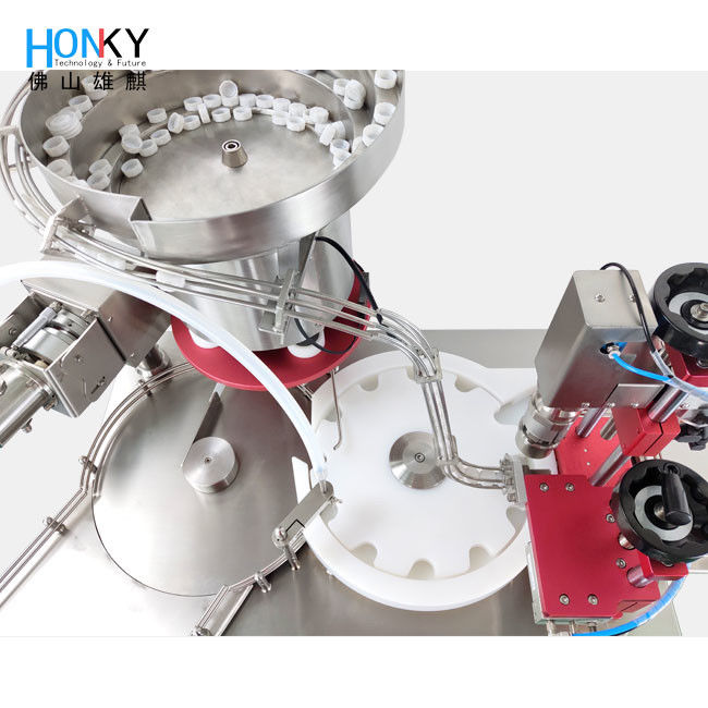 دستگاه پرکن مایع روی میز معرف تمام اتوماتیک 25BPM