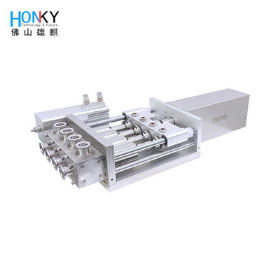 پمپ پرکننده سرامیکی چند سر با قدرت 0.4KW و اندازه پر کردن 1-10ml تا 5-50ml برای مایعات با لزگی بالا