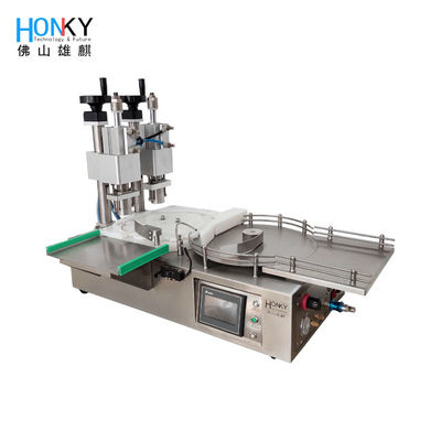 Vial Bottle 3600 BPH 0.6Mpa Automatic Capping Machine نوع دسکتاپ