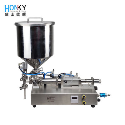 طراحی کامل دسکتاپ دستگاه پرکن مایعات پیستونی Full Electric 1800 BPH