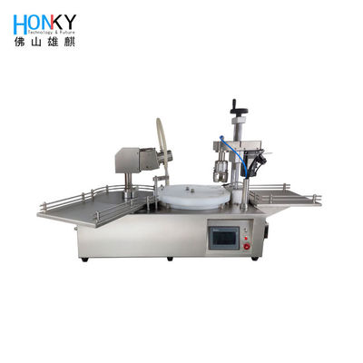 بطری گرد 1500 BPH 0.6MPa دستگاه پرکن رومیزی با پمپ سرامیک