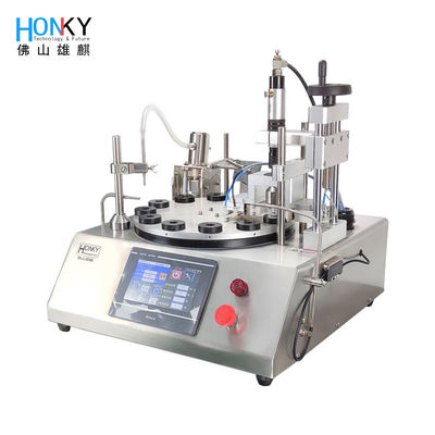 دستگاه پرکن دسکتاپ نیمه اتوماتیک 40 BPM Cryo Tube برای معرف