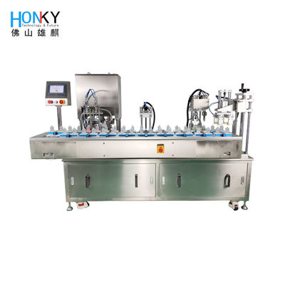 دستگاه پرکن کرم لوازم آرایشی و بهداشتی 2400 BPH پرکننده بطری مینی شیشه ای
