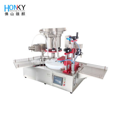 30BPM 10ml دستگاه پر کردن و دربندی خودکار نیمکت تمیز برای معرف زیستی