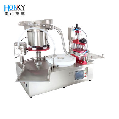 دستگاه پرکن مایعات کاملاً اتوماتیک XQXG 30S 2400 BPH برای معرف زیستی